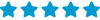 5 blue stars