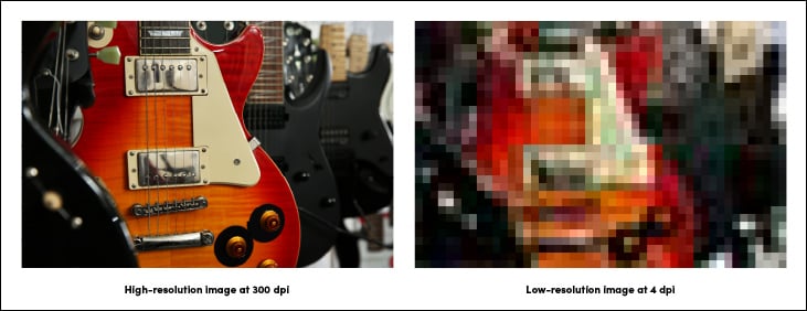 Image resolution comparison