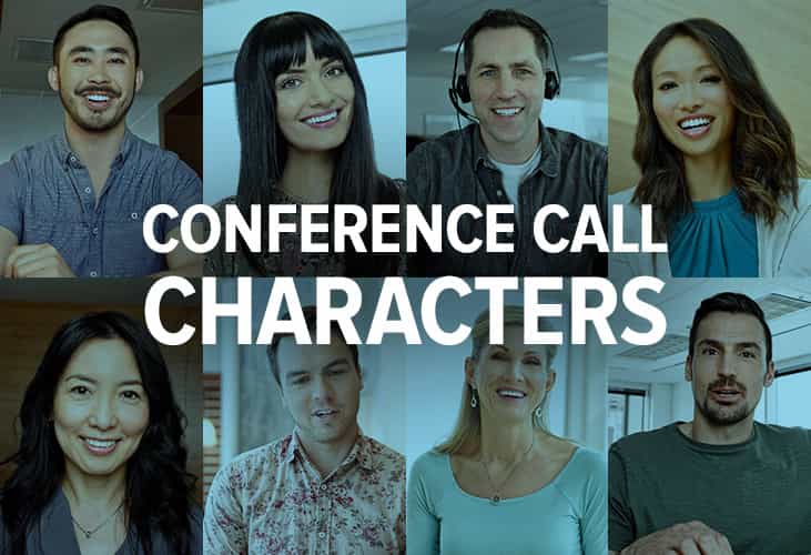 Meet the (hard-to-hear) Conference Call Characters