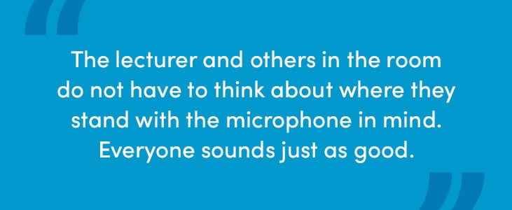 UiT explains the advantages of Nureva audio