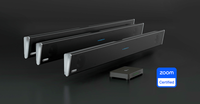 Nureva HDL pro series audio conferencing systems certified for larger Zoom Rooms