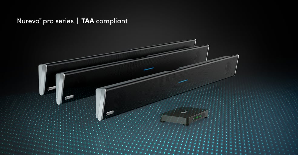 Nureva announces availability of TAA-compliant audio products