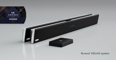Nureva HDL410 audio conferencing system named Best Large Meeting Room Product at 2024 UC Awards