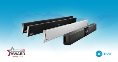 Nureva wins Almo Exertis award - Nureva line of audio conferencing systems shown 