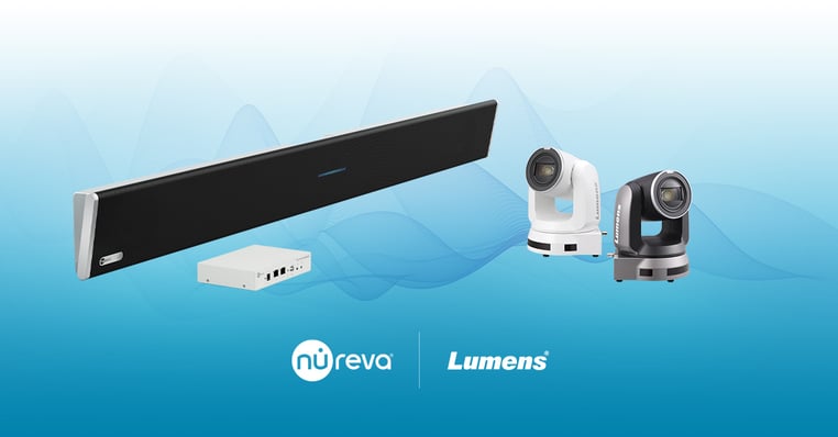 Nureva sound location data enable tracking for Lumens PTZ cameras