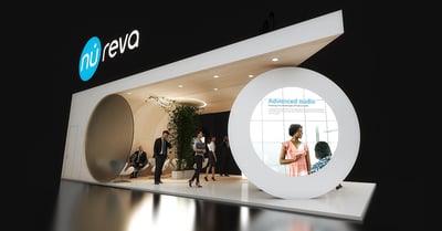 Nureva's stand at ISE 2022 in Barcelona