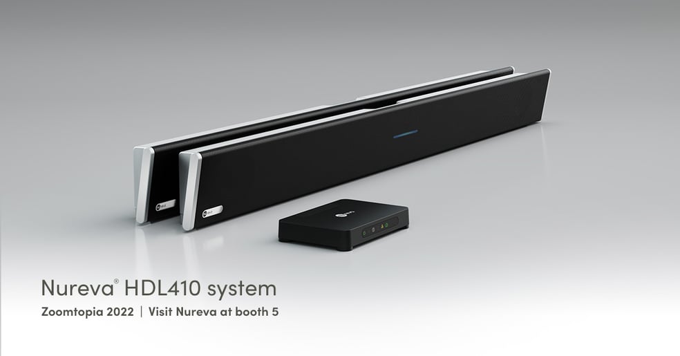 Nureva to participate in Zoomtopia with HDL410 audio system