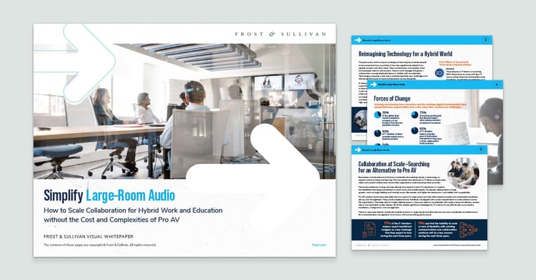 Frost & Sullivan report on how to simplify large-room audio