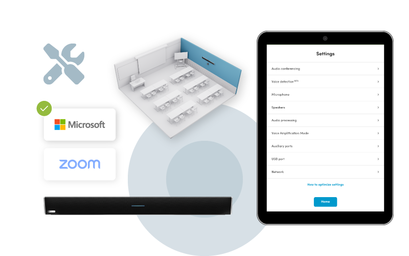 Nureva App key features - Customize and optimize