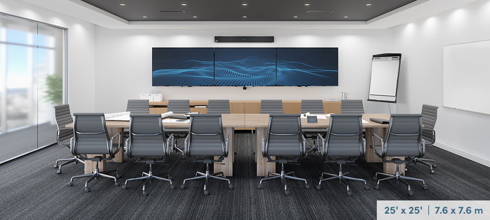 Meeting room featuring the Nureva HDL300 system