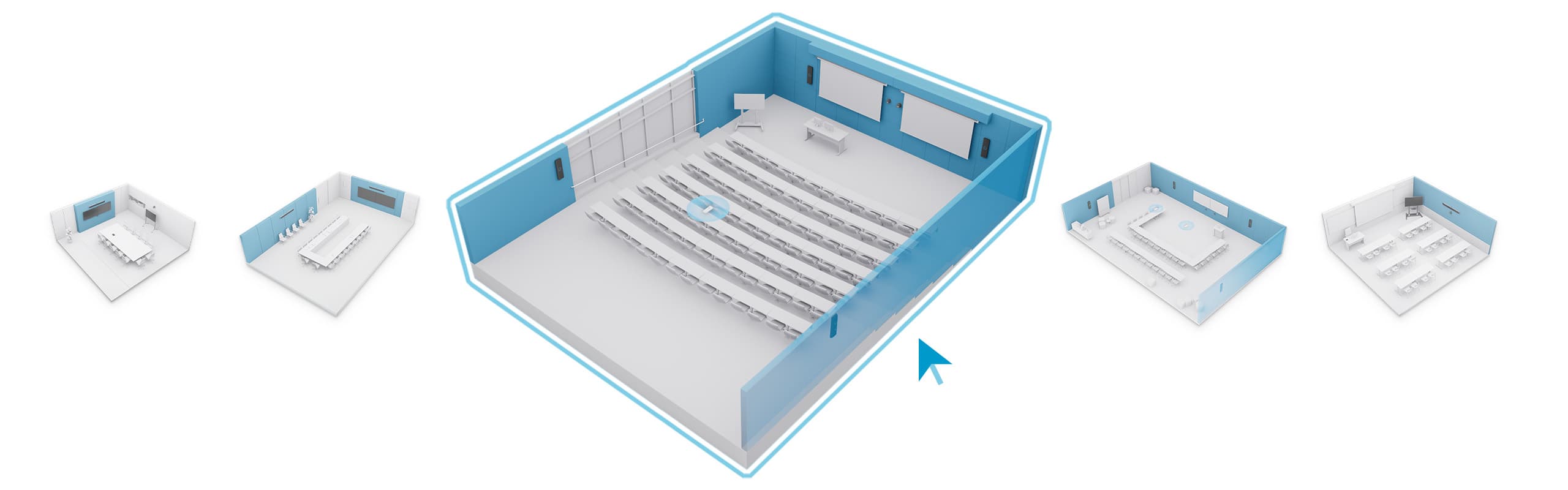 Configure your space - 3D room visualization
