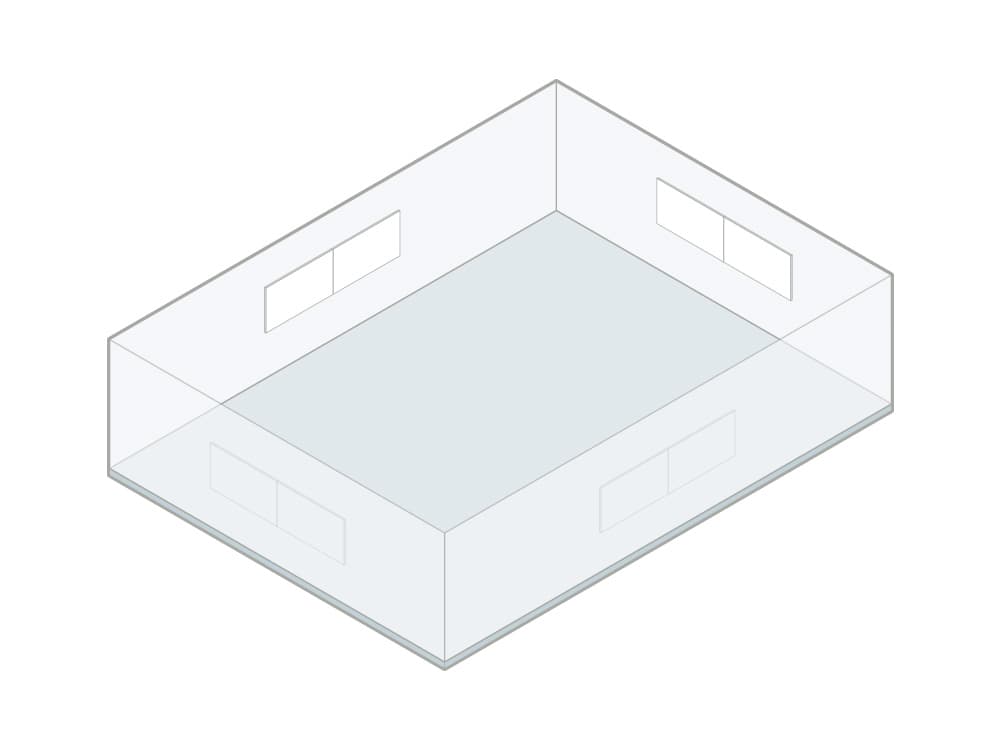 Room with no defined front