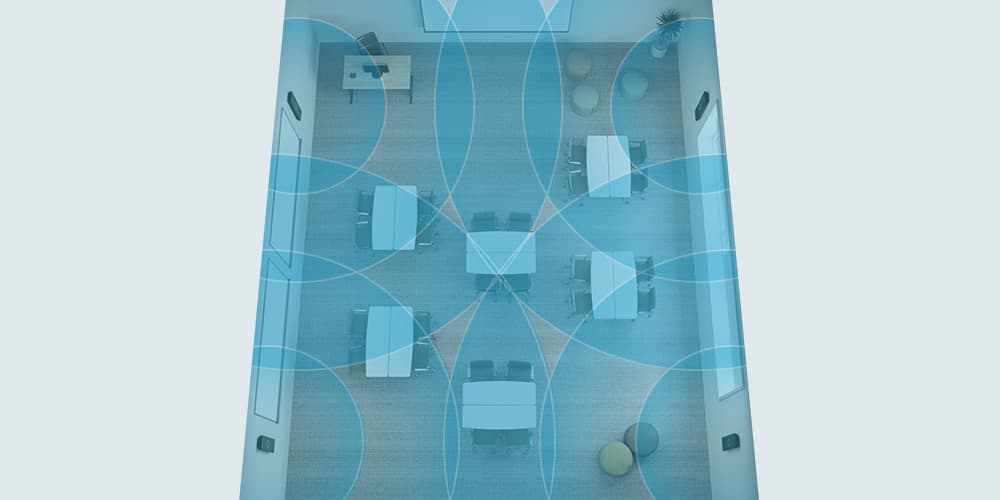 Conferencing plus in-room audio