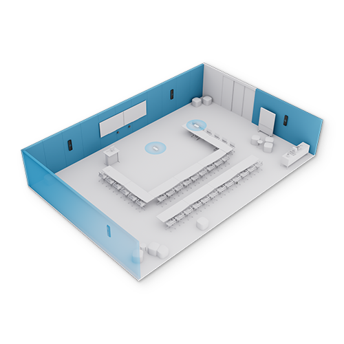 Room 55 to 60 feet