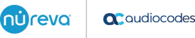 Nureva and AudioCodes logo for integrated audio conferencing and collaboration solutions