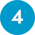 Blue circular icon with the number 4 in white, used as a step indicator or sequence marker in a process or instructional guide.