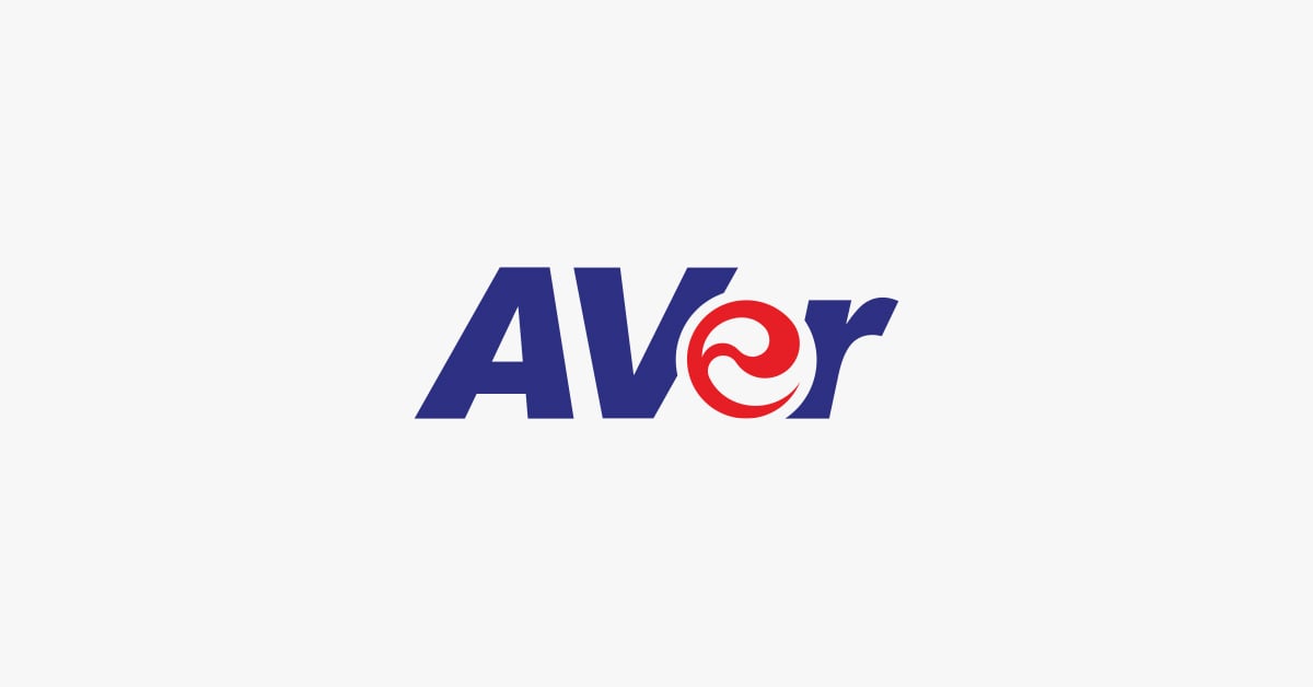 Aver logo representing enterprise integration within a broader technology ecosystem.