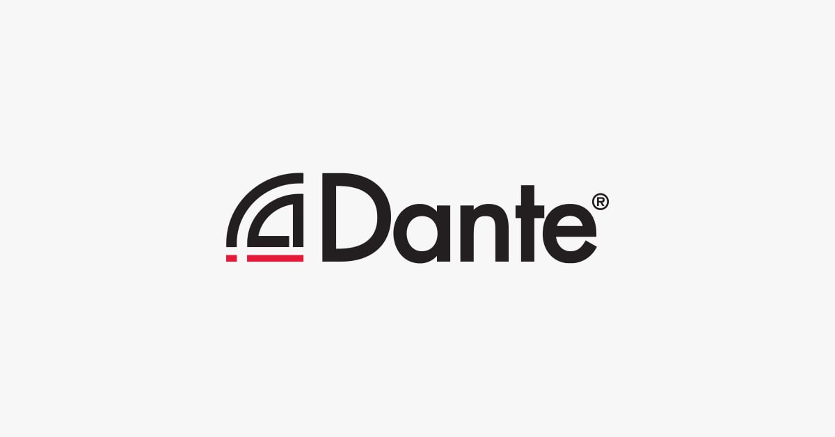 Dante logo representing enterprise integration within a broader technology ecosystem.