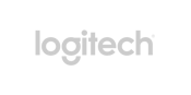 Logitech logo light grey
