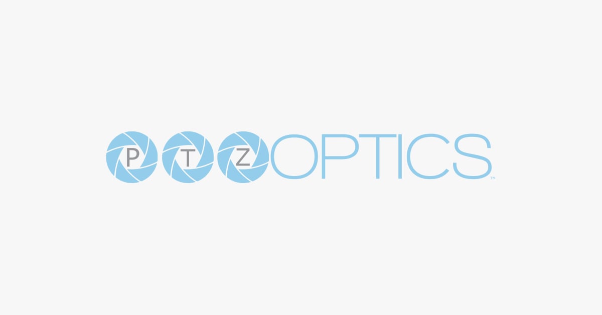 PTZ Optics logo representing enterprise integration within a broader technology ecosystem.