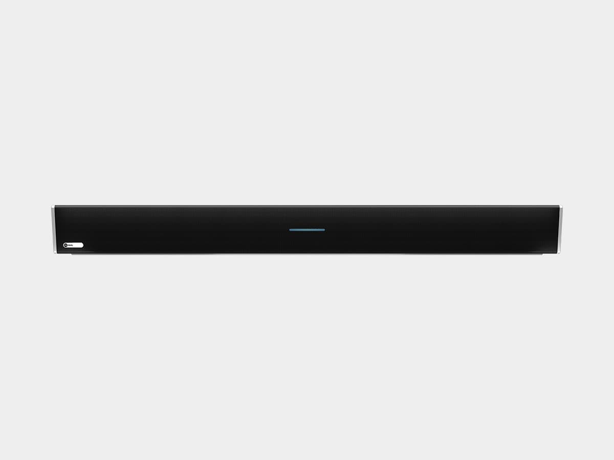 Nureva HDL audio conferencing series integrated microphone and speaker bar for advanced mic pickup.