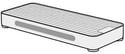 Nureva HDX system hub shown at an angle as an in-box component. Nureva HDX system hub shown at an angle as an in-box component.