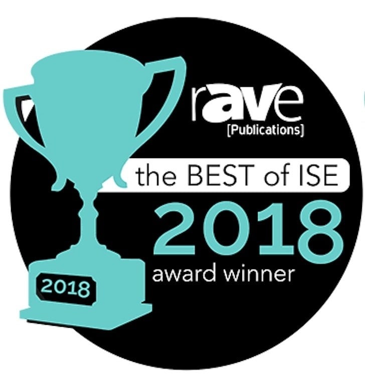 Nureva Dual HDL300 system named Best of ISE 2018 – Best New Audio Conferencing Product